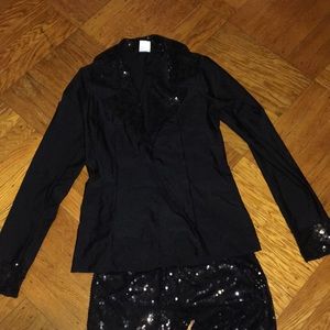 Black Dance/ Pageant Costume Size Adult Small